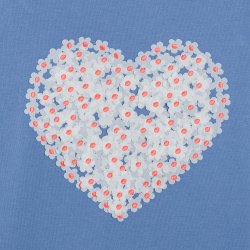 تيشيرت بأكمام فراشة ورسمة...